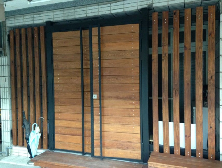 DIY南方松鐵件大門.平台.狗屋