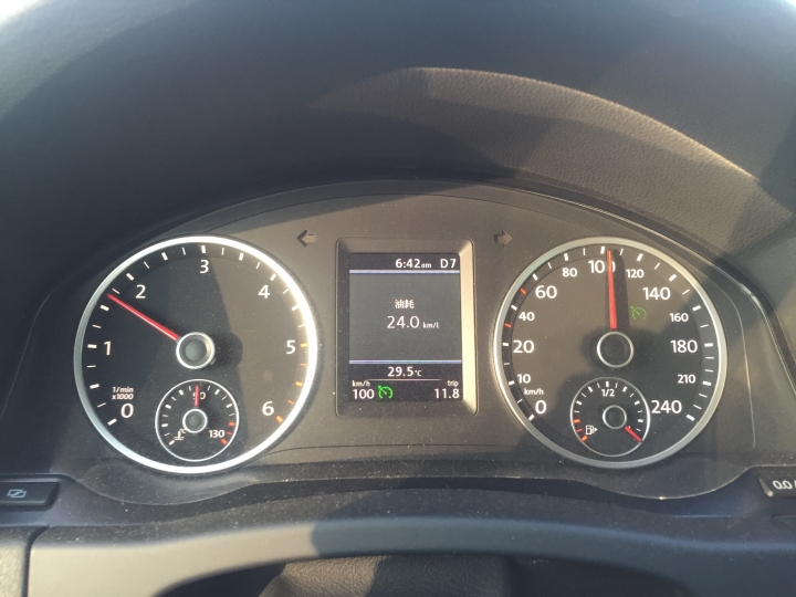 Tiguan TDI高速油耗分享