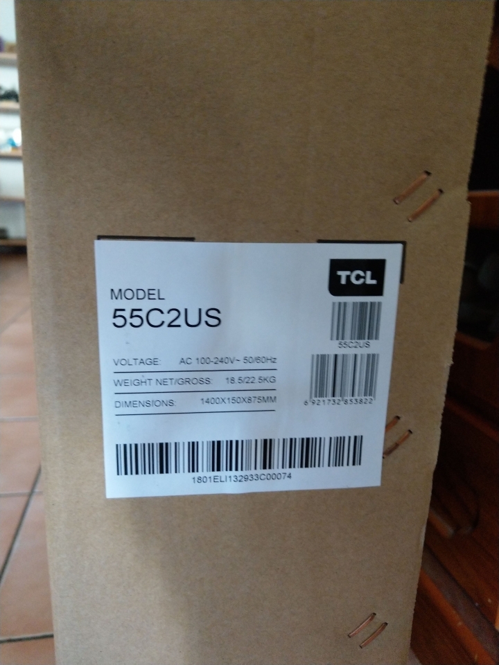 都沒人發過的 TCL C2 55吋 路人版簡易開箱文