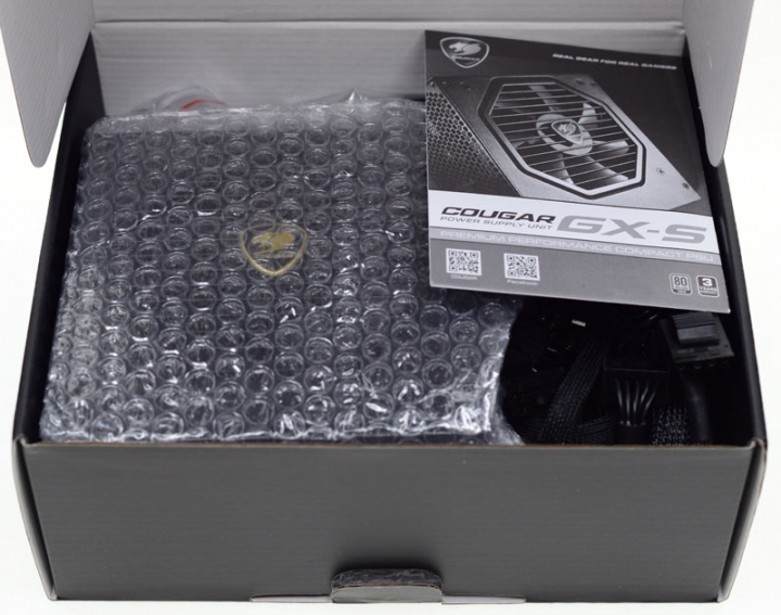 Cougar GX-S 750W金牌直出線電源開箱測試