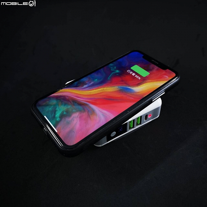 【開箱放毒分享】 手機充電超級霸 3合1 行動電源+無線充電+全球插頭