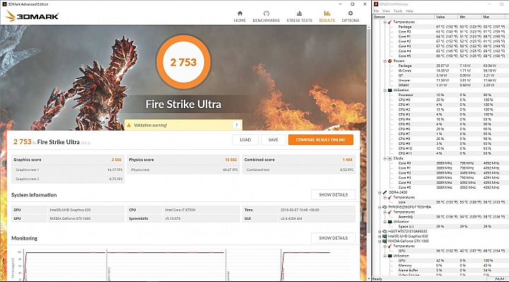 GIGABYTE Sabre 17-W8,八代新機測試報告