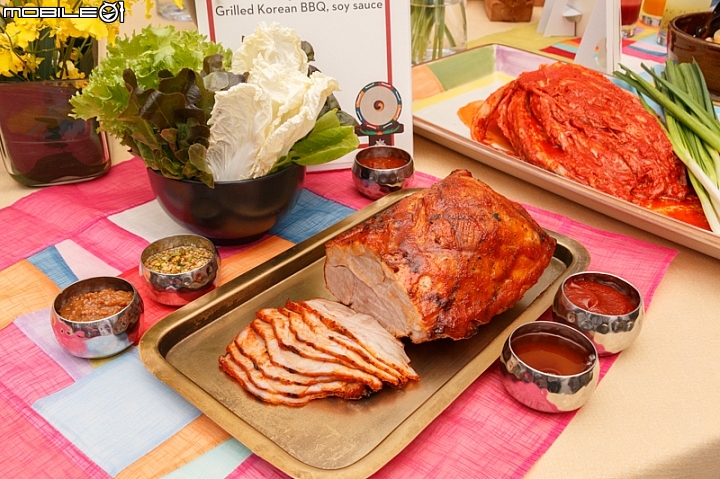 台北君悅凱菲屋夏日韓流主題餐點:韓式烤肉與各式沾醬 台北君悅凱菲屋夏日韓流主題餐點:韓式烤肉與各式沾醬