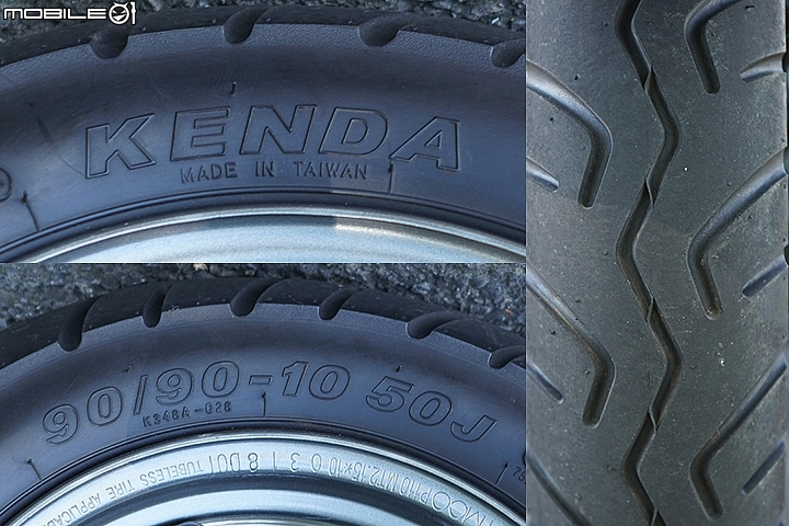 KYMCO Many 110 EV-前輪使用 KENDA 建大輪胎的 K348A 系列輪胎 KYMCO Many 110 EV-前輪使用 KENDA 建大輪胎的 K348A 系列輪胎