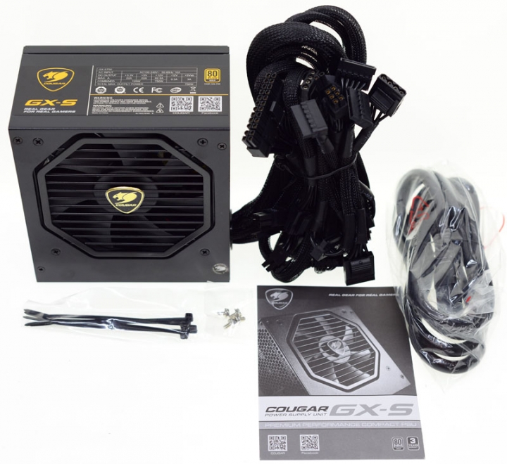Cougar GX-S 750W金牌直出線電源開箱測試