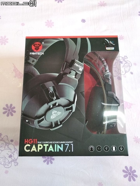 FANTECH HG11 CAPTAIN 7.1耳罩式電競耳機評測 【傳說對決】
