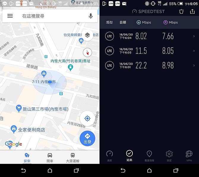 HTC U12+體驗分享及特別企劃高雄亞太生活圈網速實測大PK