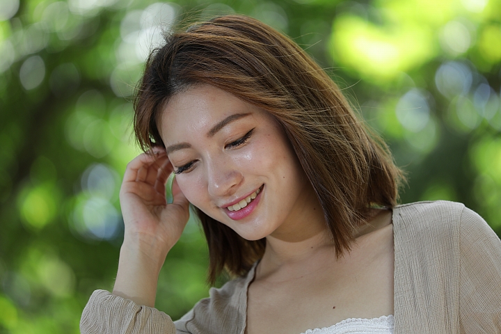 Canon EF 70-200mm f/4L IS II USM(小小白IS二代)上身特寫範例。 Canon EF 70-200mm f/4L IS II USM(小小白IS二代)上身特寫範例。