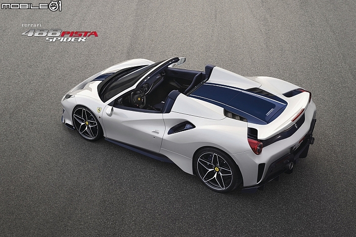 【海外情報】第50部敞篷作品誕生！Ferrari 488 Pista Spider剽悍登場！