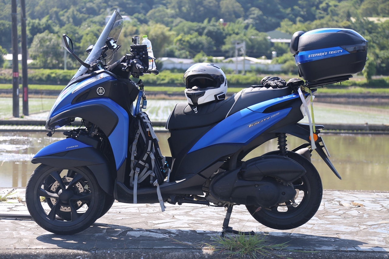 Garmin zūmo 396導航機 X YAMAHA Tricity 155安裝與使用心得