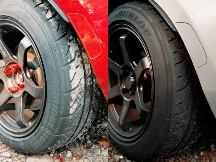 MX-5山道對比測試性能熱熔胎Bridgestone RE71R vs Dunlop Z3