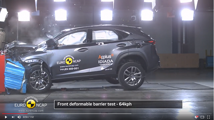 Lexus NX 不安全? 引擎蓋比RAV4軟?(還是看NCAP吧)