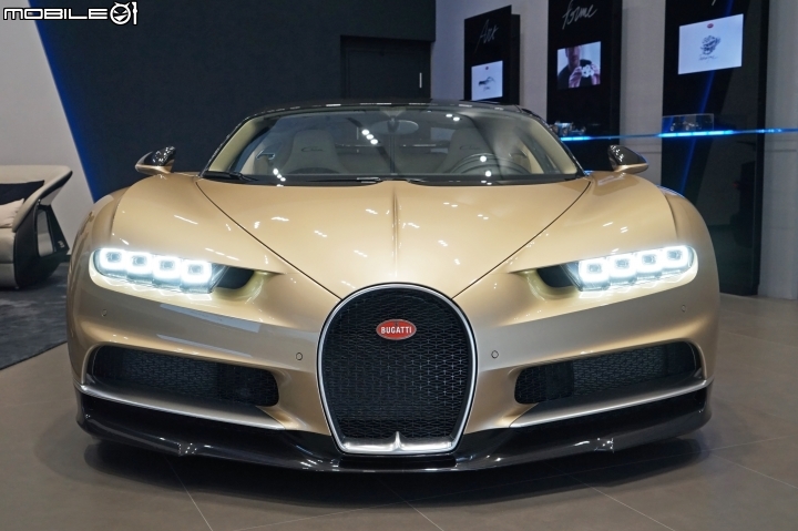 Bugatti Chiron實車看起來給人又寬又扁的感覺 Bugatti Chiron實車看起來給人又寬又扁的感覺