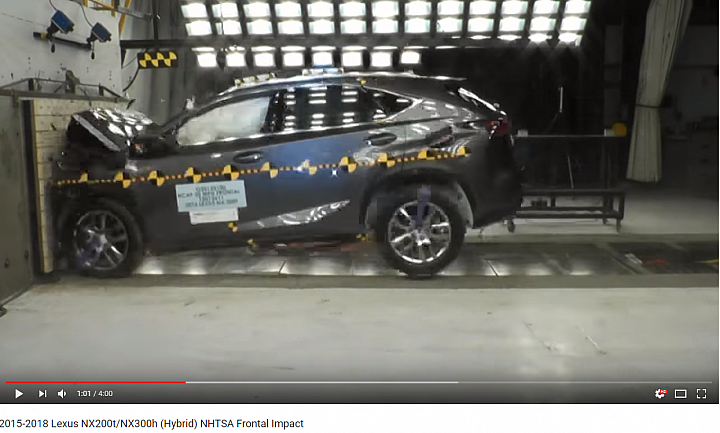 Lexus NX 不安全? 引擎蓋比RAV4軟?(還是看NCAP吧)