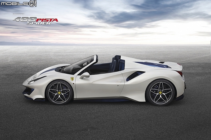 【海外情報】第50部敞篷作品誕生！Ferrari 488 Pista Spider剽悍登場！