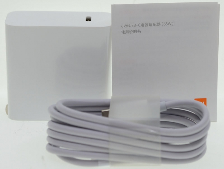 小米USB-C 65W充電器CDQ07ZM開箱測試