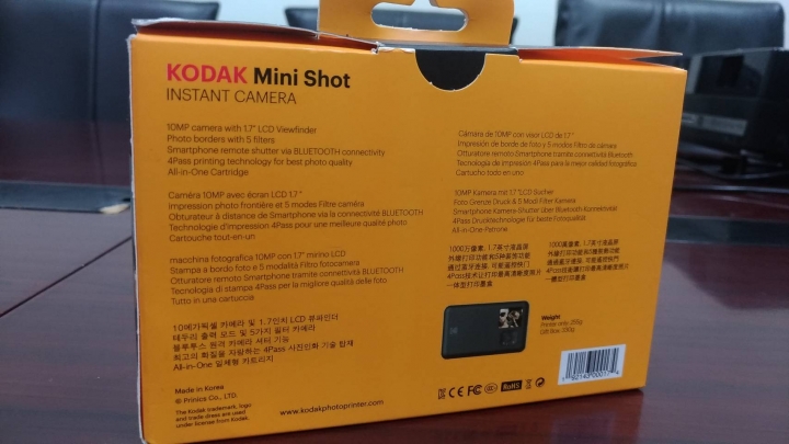 KODAK MINI SHOT 即可拍相印機不專業開箱
