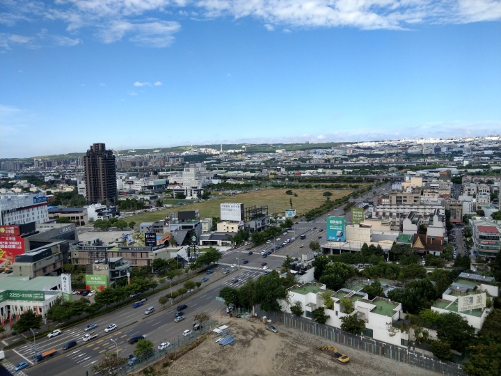 台中市好久不見久違的藍天