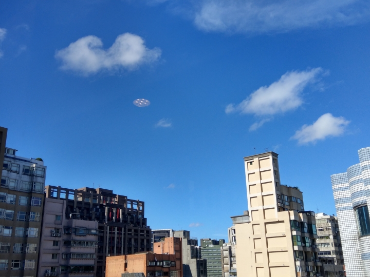 台中市好久不見久違的藍天