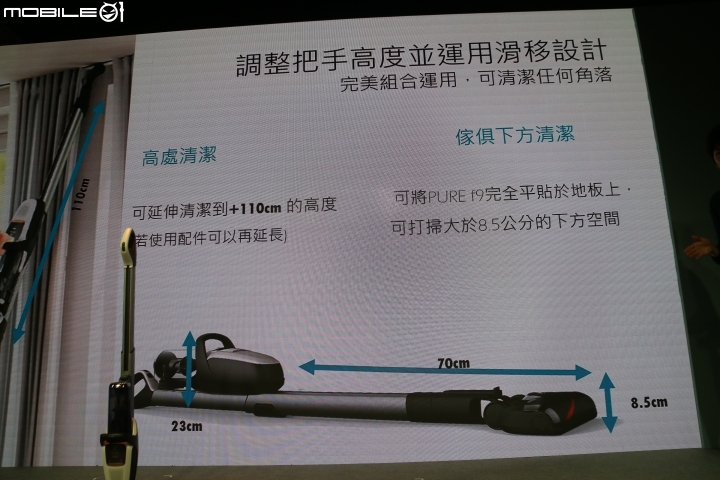 伊萊克斯 Electrolux PURE F9滑移百變吸塵器體驗