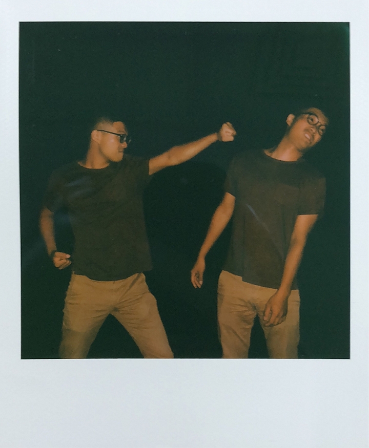 Polaroid OneStep+ 用App裡面的Scan功能拍攝出來的實拍照片-現場試用雙重曝光的成果。 Polaroid OneStep+ 用App裡面的Scan功能拍攝出來的實拍照片-現場試用雙重曝光的成果。