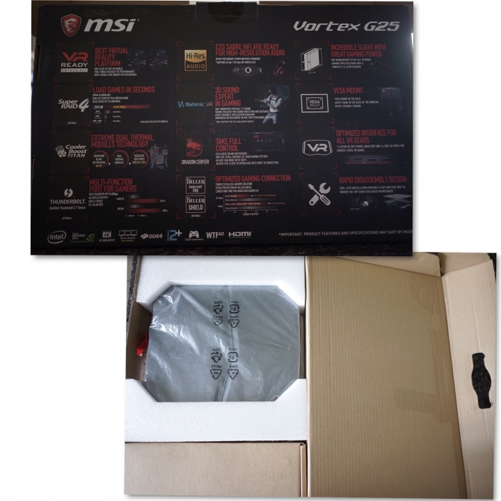 高規格、不佔空間 - 輕薄電競桌機 MSI Vortex G25 開箱~ (圖多 附影片)