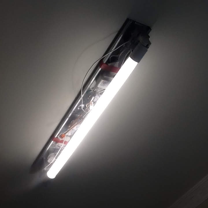 DIY傳統T8燈具改LED