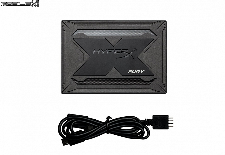 金士頓Kingston HyperX Fury RGB SSD正式出貨 閃亮固態硬碟再一發