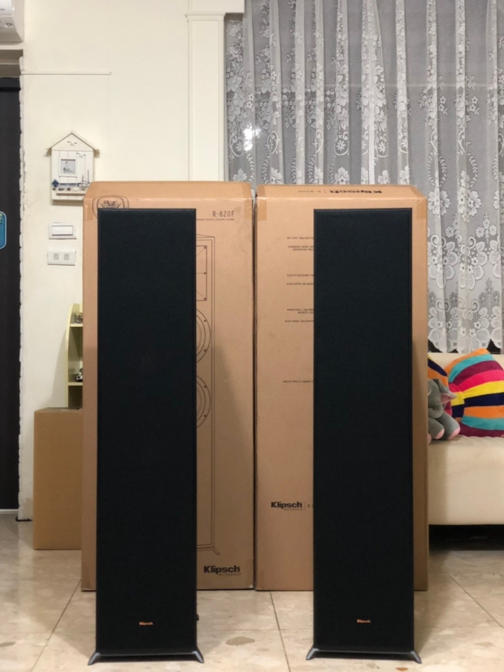 開箱分享 --- klipsch R-820F 男人的築夢首部曲