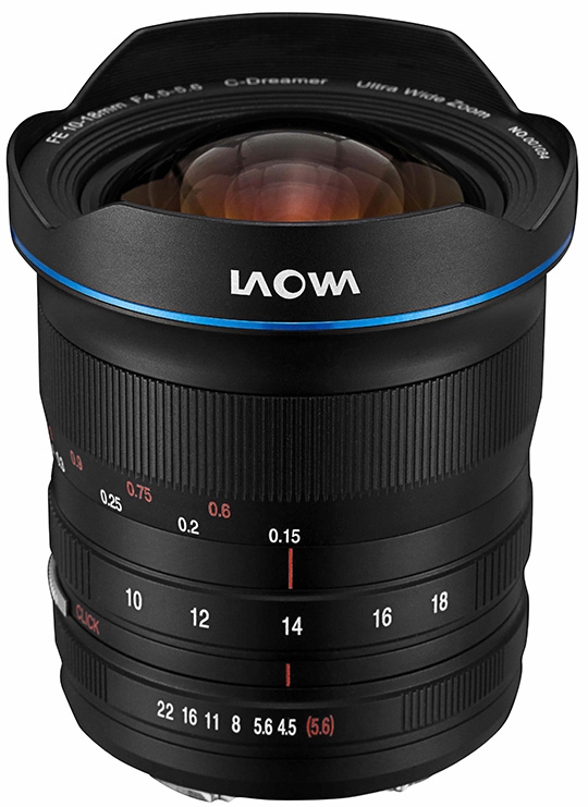 Laowa N/C全幅無反接環的10-18mm超廣角鏡頭 Laowa N/C全幅無反接環的10-18mm超廣角鏡頭