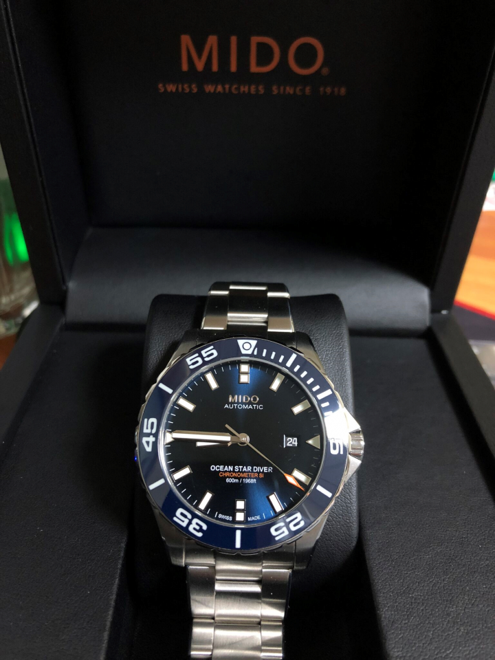MIDO Ocean Star 600 Diver深潛錶 開箱文