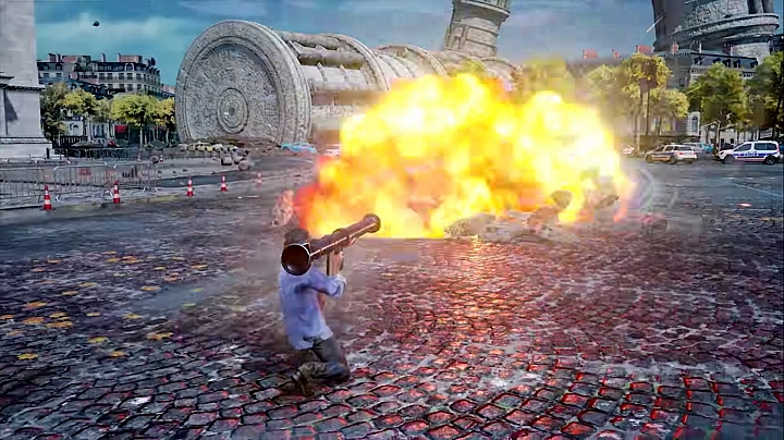 《JUMP FORCE》新角色 - 冴羽獠:在前導影片中,除了他的愛槍 Python 蟒蛇 4 寸左輪手槍可以使用外,也有散彈槍、火箭砲.....跟槙村香手拿的鐵鎚都有出現! 《JUMP FORCE》新角色 - 冴羽獠:在前導影片中,除了他的愛槍 Python 蟒蛇 4 寸左輪手槍可以使用外,也有散彈槍、火箭砲.....跟槙村香手拿的鐵鎚都有出現!