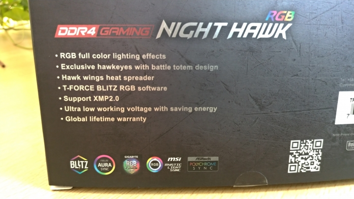 十銓 NIGHT HAWK RGB DDR4、DELTA RGB SSD開箱