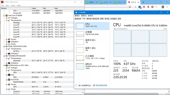 Intel八代平台-i5-8600K+Nvidia GTX 1060 分享,希望能陪我再戰8年