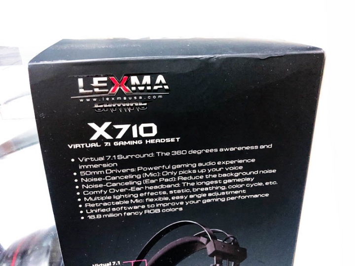 俗又大碗C/P值爆棚 – LEXMA X710電競專用耳麥