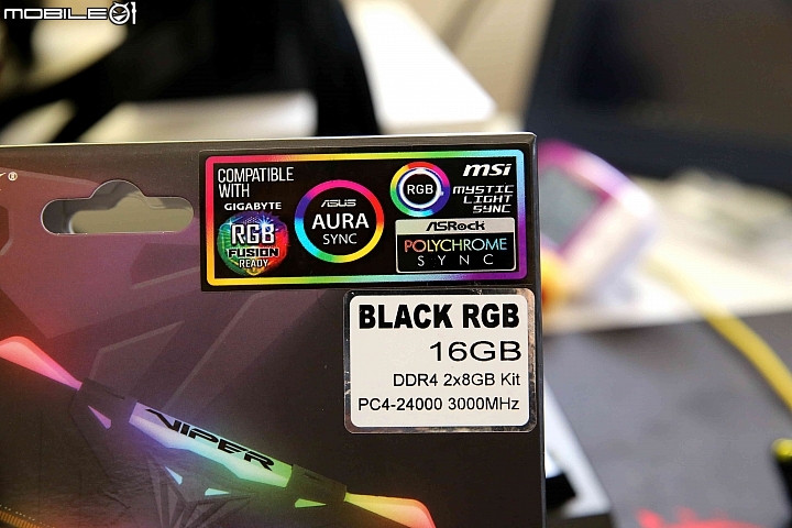 PATRIOT VIPER RGB DDR4-3000 入手開箱測試