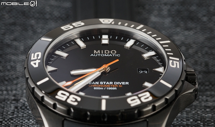 難掩帥氣光芒！MIDO Ocean Star Diver 600 海洋之星深潛600米腕錶