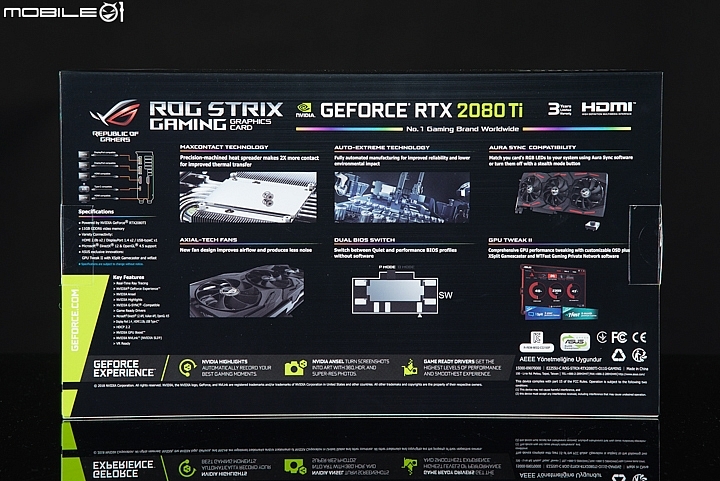 華碩ROG STRIX & ZOTAC RTX2080Ti 顯示卡實測 三風扇強效散熱加持