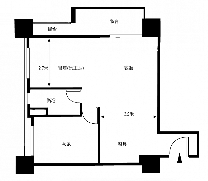「請益」18坪兩房想要客變為一房