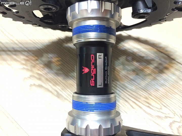 原來這叫做超壓縮大盤! Sugino OX-801D 44/30T 167.5 mm