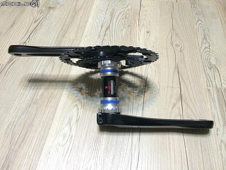 原來這叫做超壓縮大盤! Sugino OX-801D 44/30T 167.5 mm