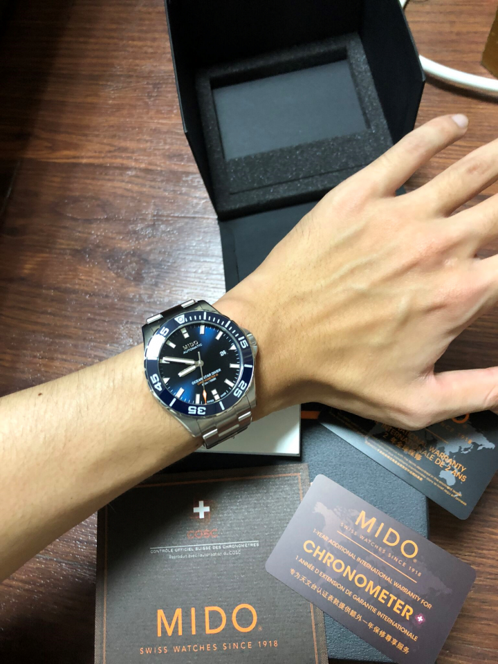 MIDO Ocean Star 600 Diver深潛錶 開箱文
