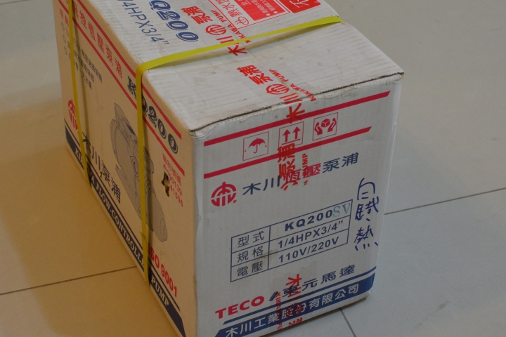 (開箱)木川流控恆壓泵KQ200SV