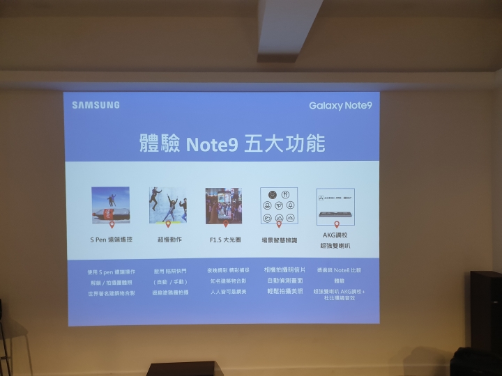 旗艦神機Samsung Galaxy Note9:S Pen遠端遙控、拍照升級