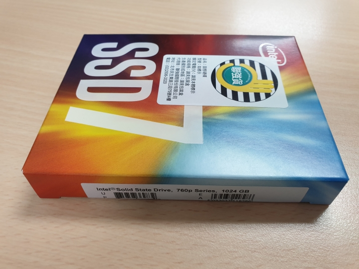 分享z87主機版裝intel 760p
