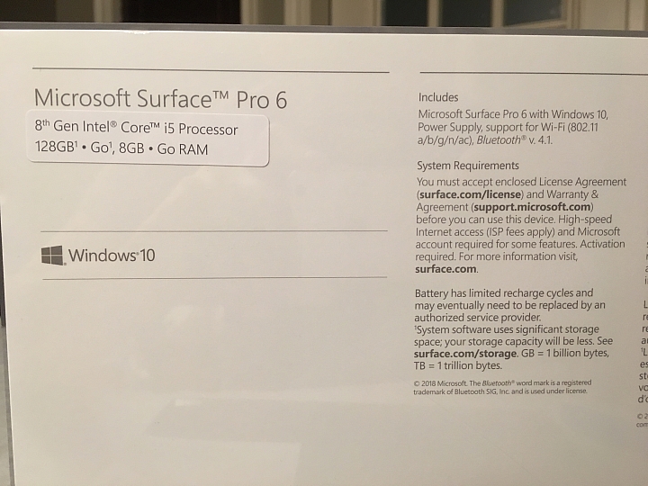 Microsoft Surface Pro 6 開箱!