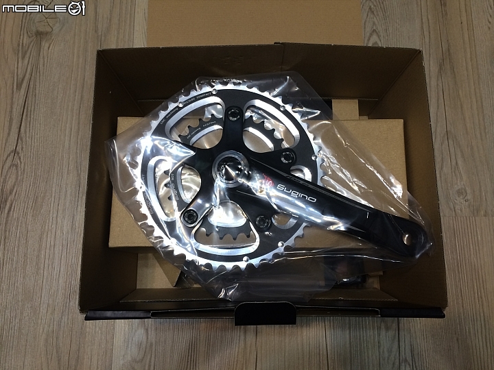 原來這叫做超壓縮大盤! Sugino OX-801D 44/30T 167.5 mm