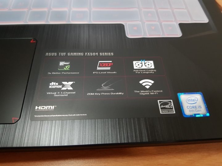 FX504GD I5-8300H GTX1050TI 開箱