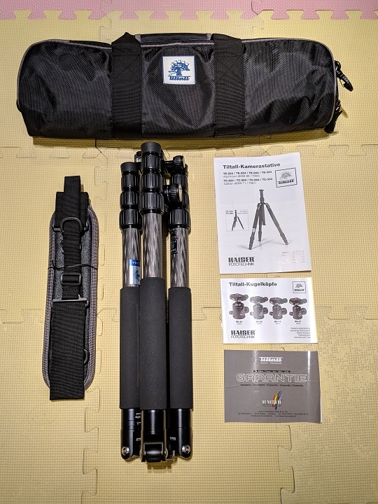 Tiltall TC-284腳架, BH-20, BP-50雲台開箱分享