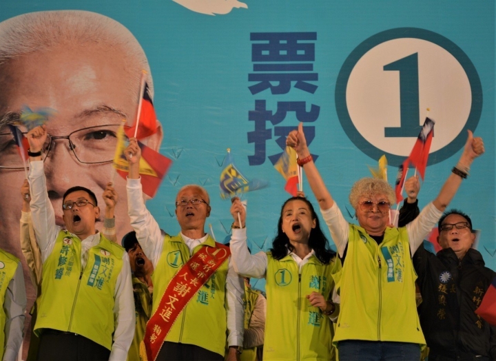 竹市長選戰 柯建銘的妻子林道春為謝文進站台